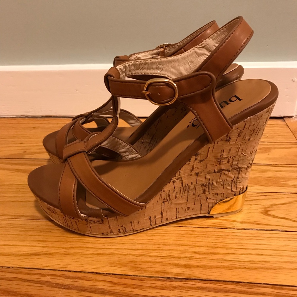 Strappy Wedge Sandals